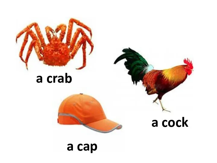 a crab a cap a cock