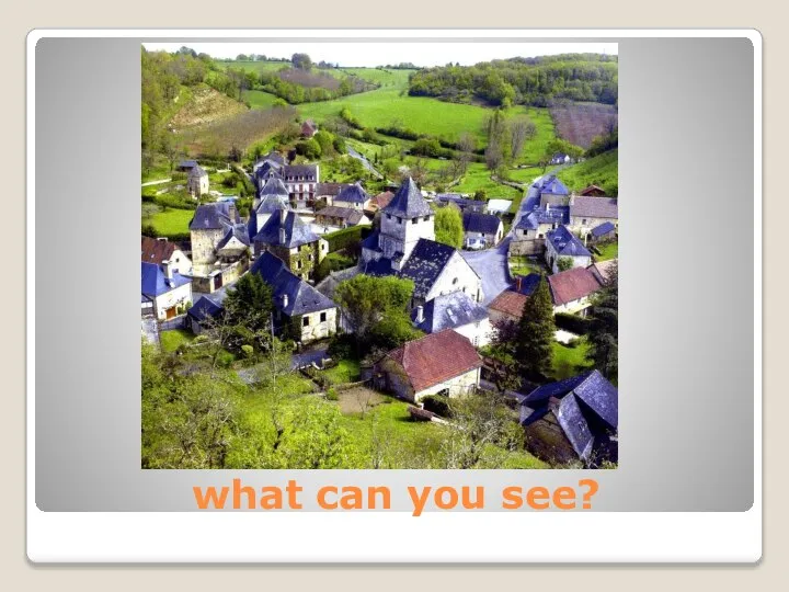 what can you see?