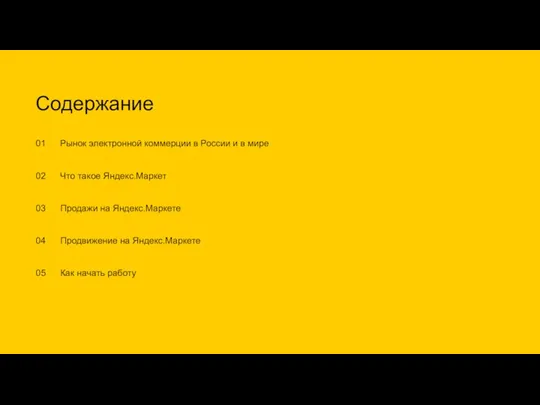 Рынок электронной коммерции в России и в мире Содержание Что такое Яндекс.Маркет