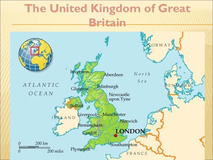 The UK is an island country. It is one of the world’s