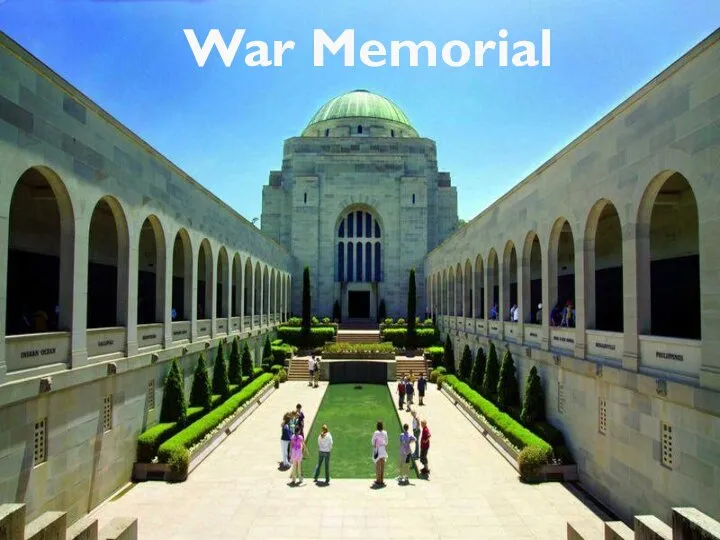 The capital of Australia is Canberra Parliament House War Memorial