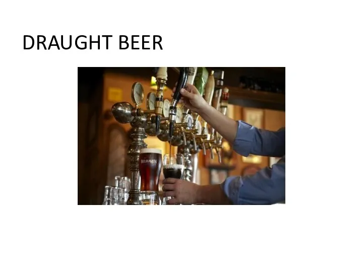 DRAUGHT BEER