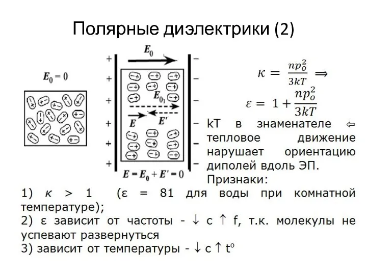 Полярные диэлектрики (2)