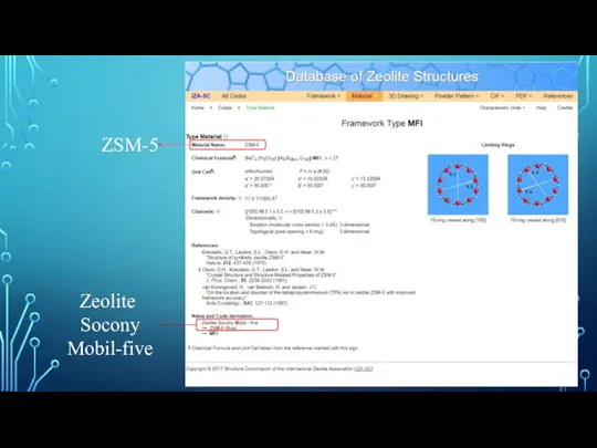 ZSM-5 Zeolite Socony Mobil-five