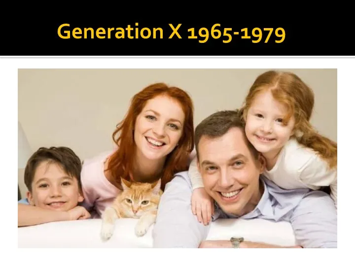 Generation X 1965-1979