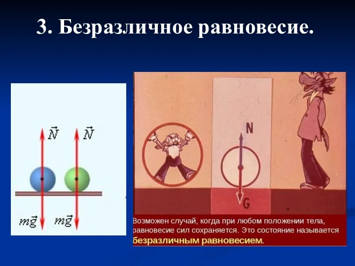 3. Безразличное равновесие.