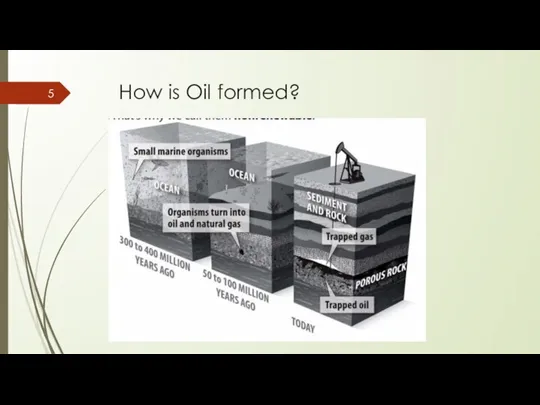 How is Oil formed?