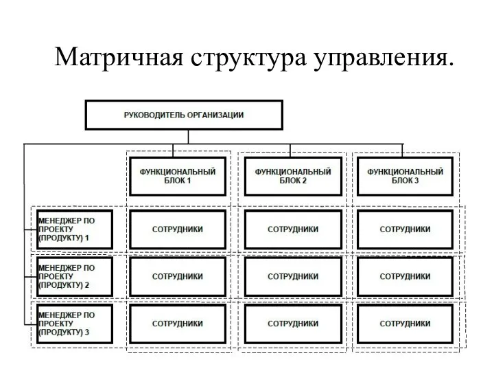 Матричная структура управления.