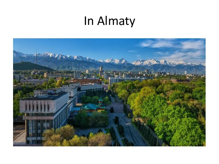 In Almaty