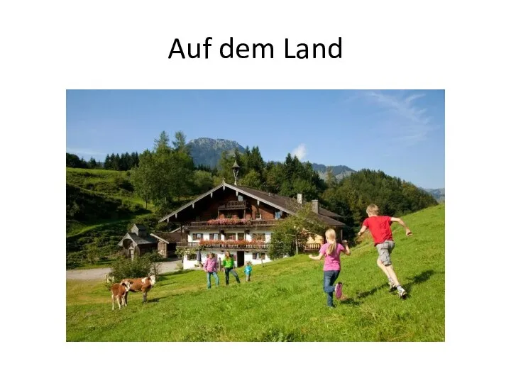 Auf dem Land