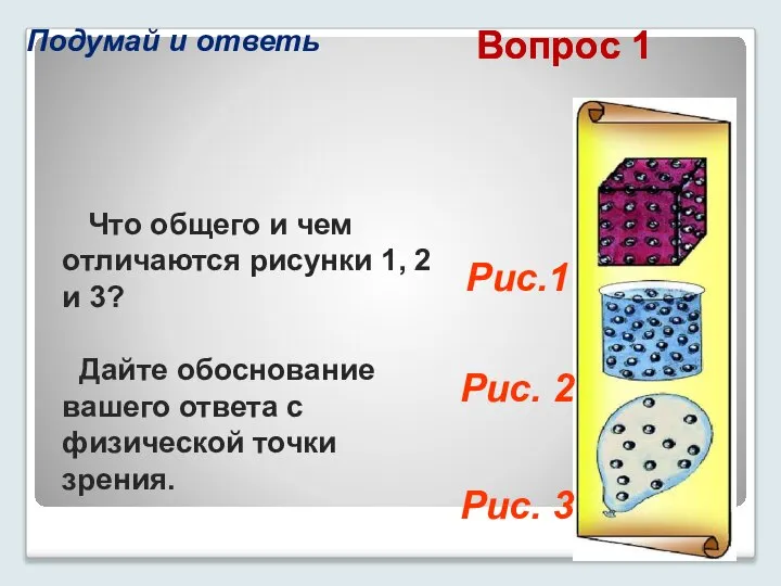 Вопрос 1 Рис. 3 Рис. 2 Рис.1 Что общего и чем отличаются