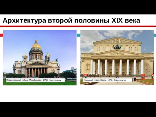 Архитектура второй половины XIX века