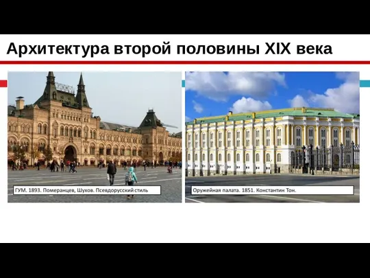 Архитектура второй половины XIX века