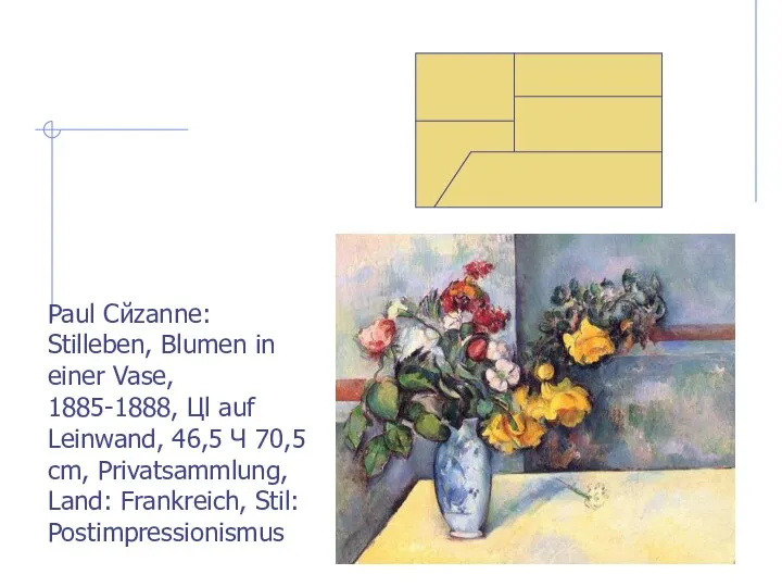 Paul Cйzanne: Stilleben, Blumen in einer Vase, 1885-1888, Цl auf Leinwand, 46,5