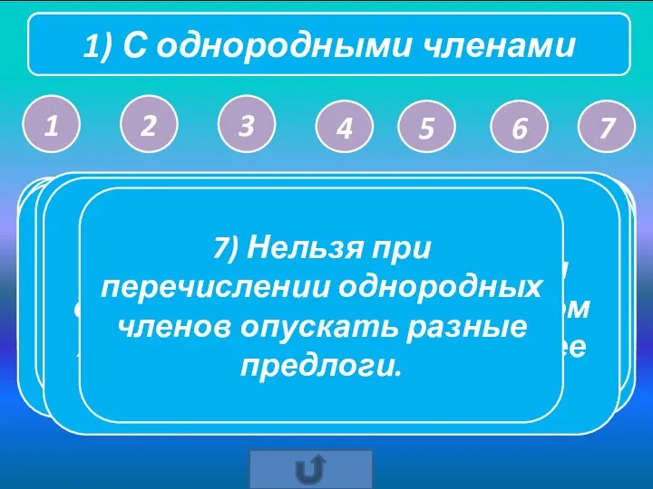 1) Нельзя в одном предложении соединять при помощи союза И причастный оборот