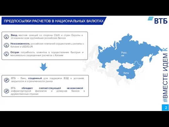 #ВМЕСТЕ ИДЕМ К ЦЕЛИ ПРЕДПОСЫЛКИ РАСЧЕТОВ В НАЦИОНАЛЬНЫХ ВАЛЮТАХ Ввод жестких санкций