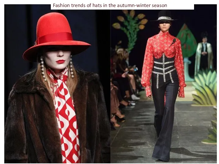Fashion trends of hats in the autumn-winter season