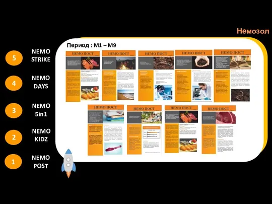NEMO POST 1 NEMO KIDZ NEMO DAYS NEMO STRIKE NEMO 5in1 Немозол
