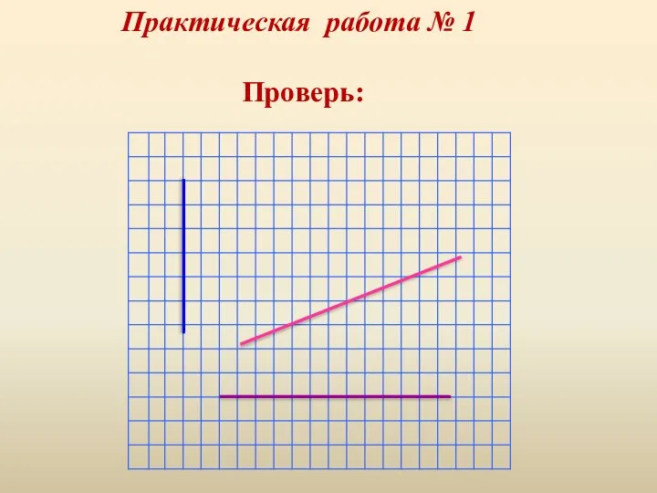 Практическая работа № 1 Проверь: