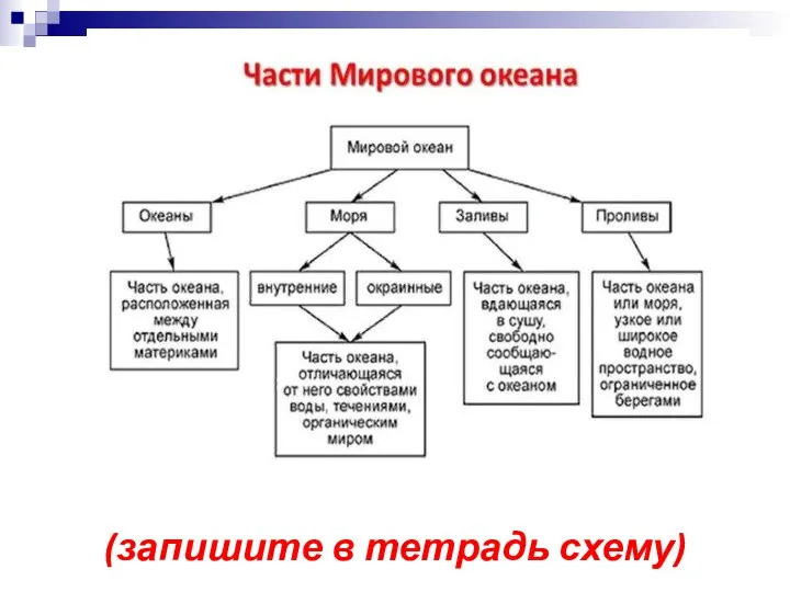 (запишите в тетрадь схему)