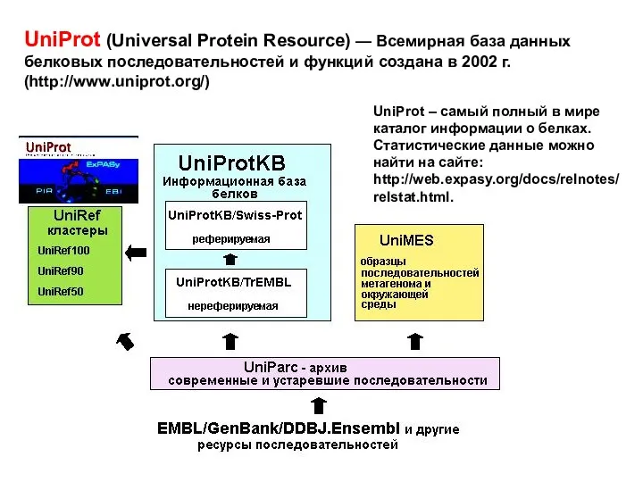 UniProt (Universal Protein Resource) — Всемирная база данных белковых последовательностей и функций