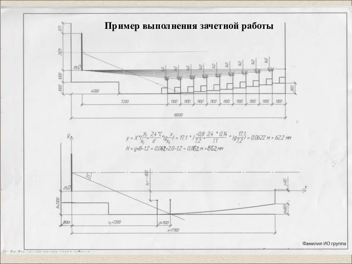 Пример выполнения зачетной работы