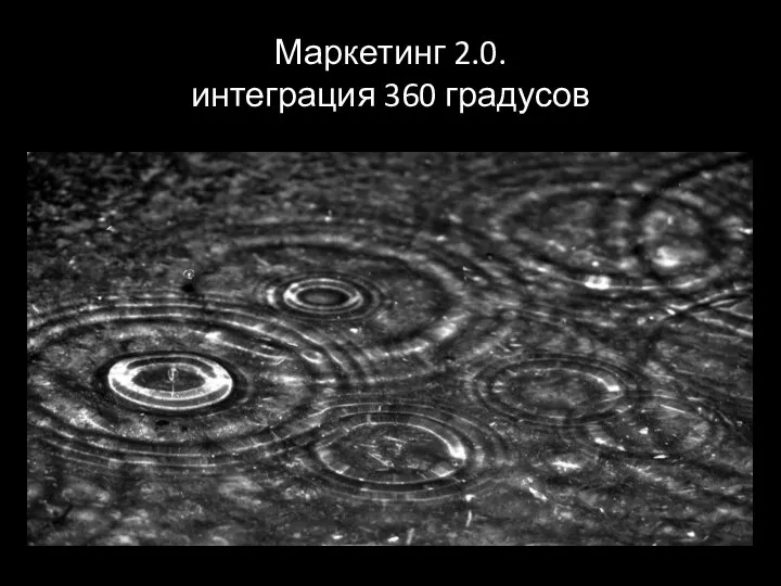 Маркетинг 2.0. интеграция 360 градусов