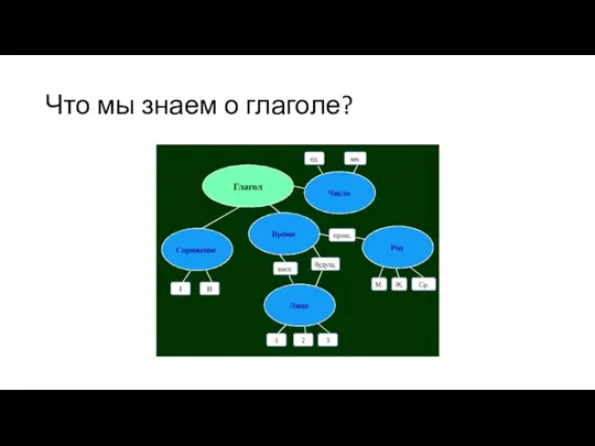 Что мы знаем о глаголе?