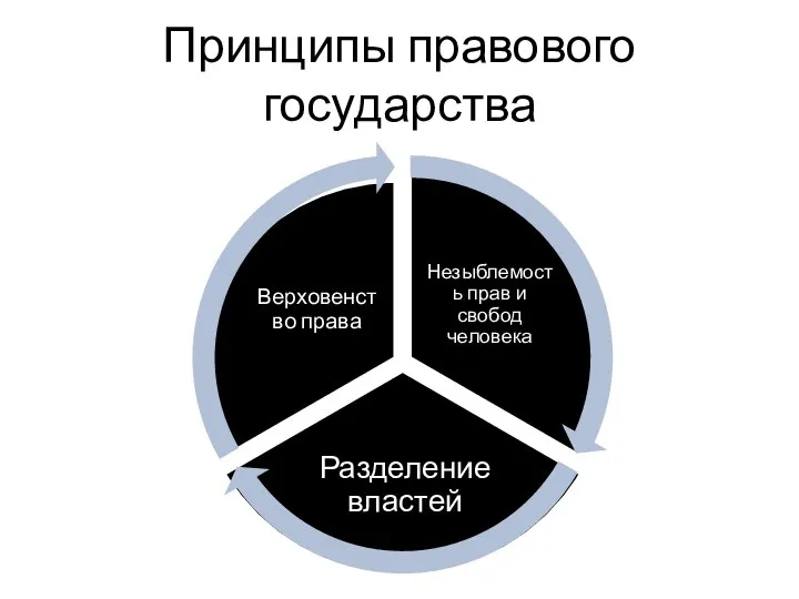 Принципы правового государства