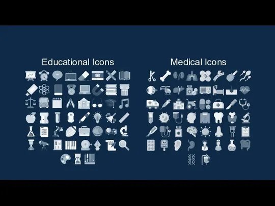 Educational Icons Medical Icons