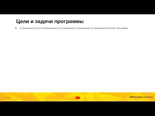 Цели и задачи программы С указанием, была ли реализована или планируется к