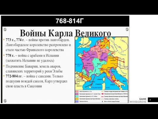 ПРАВЛЕНИЕ КАРЛА ВЕЛИКОГО 768-814Г