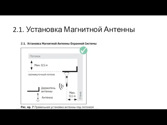 2.1. Установка Магнитной Антенны