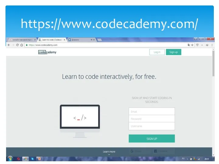 https://www.codecademy.com/