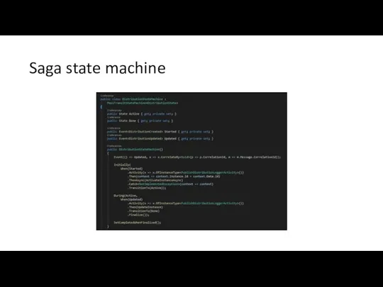 Saga state machine