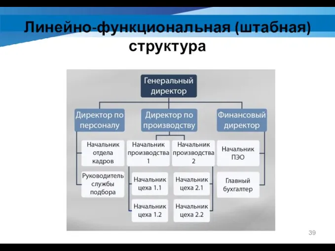 Линейно-функциональная (штабная) структура