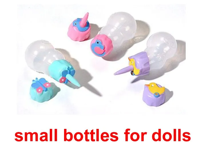 small bottles for dolls