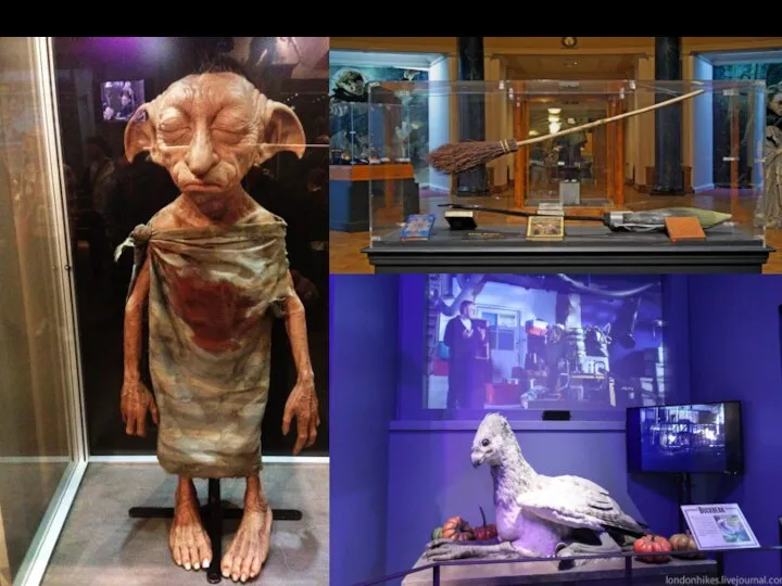 Special effects, animatory models and props: