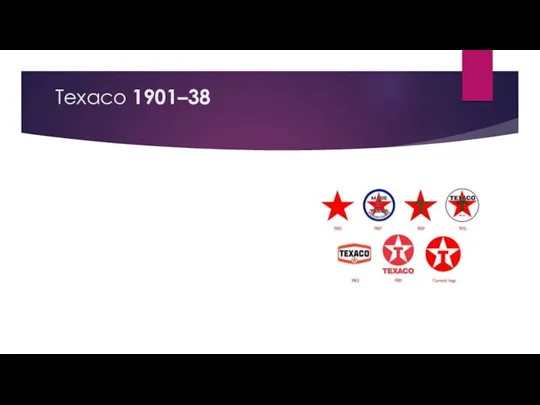 Texaco 1901–38