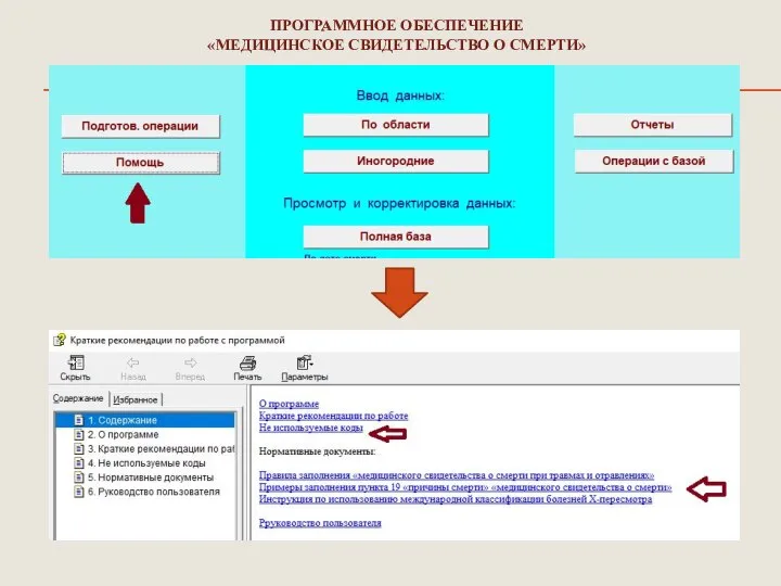 ПРОГРАММНОЕ ОБЕСПЕЧЕНИЕ «МЕДИЦИНСКОЕ СВИДЕТЕЛЬСТВО О СМЕРТИ»