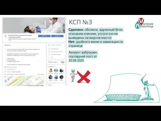 КСП №3 Сделано: обложка, адресный блок, описание клиники, услуги (но не выведены