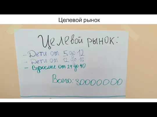 Целевой рынок