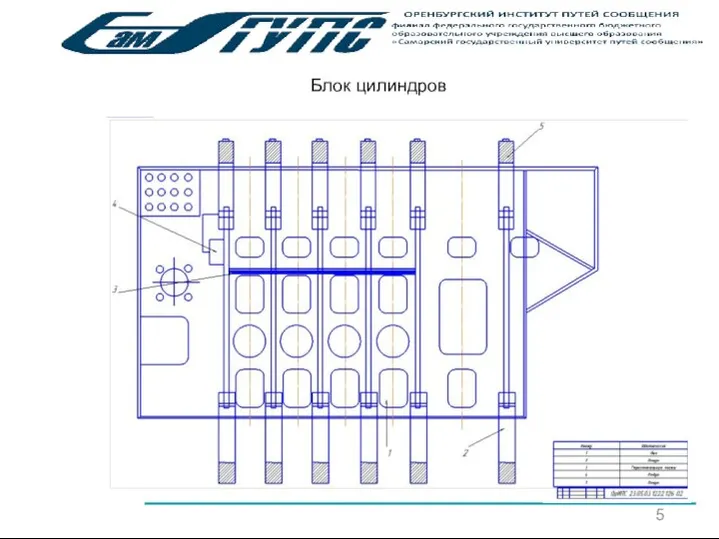 5 Блок цилиндров