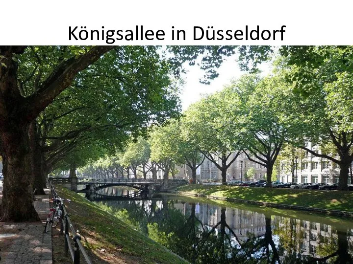 Königsallee in Düsseldorf