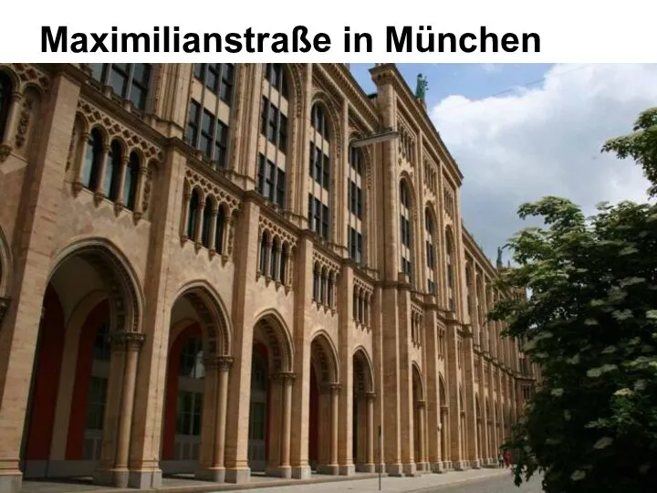 Maximilianstraße in München