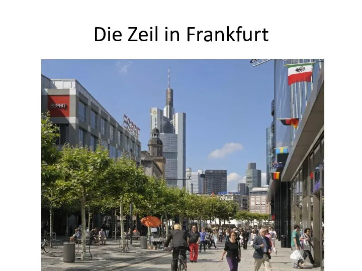 Die Zeil in Frankfurt
