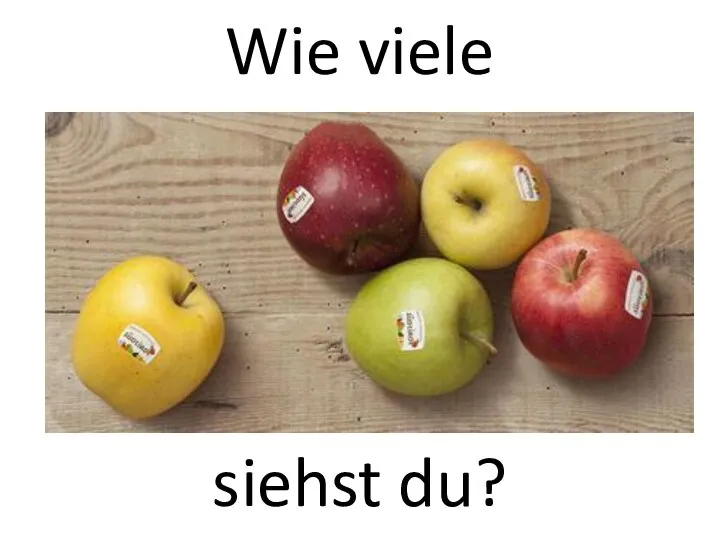 Wie viele siehst du?