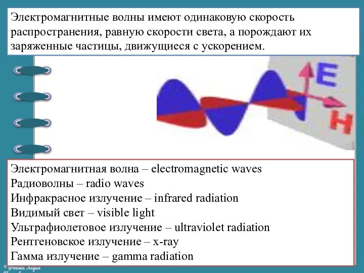 Электромагнитные волны имеют одинаковую скорость распространения, равную скорости света, а порождают их