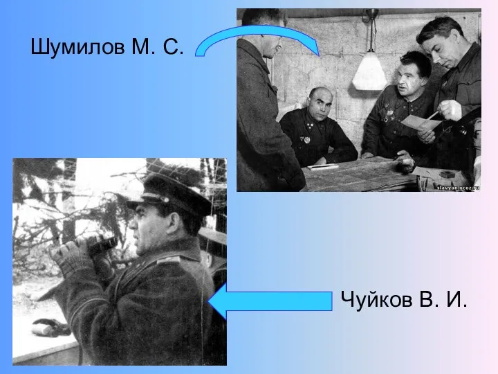 Шумилов М. С. Чуйков В. И.