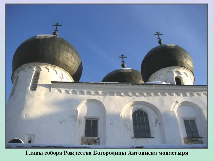 Главы собора Рождества Богородицы Антониева монастыря
